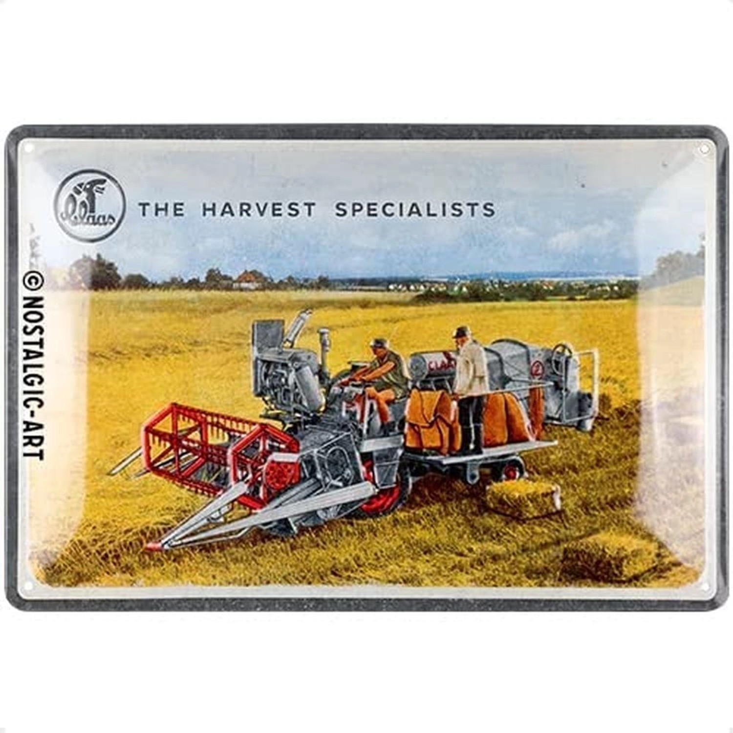 Nostalgic-Art Blechschild 20 x 30cm - Claas - The Harvest Specialists günstig online kaufen