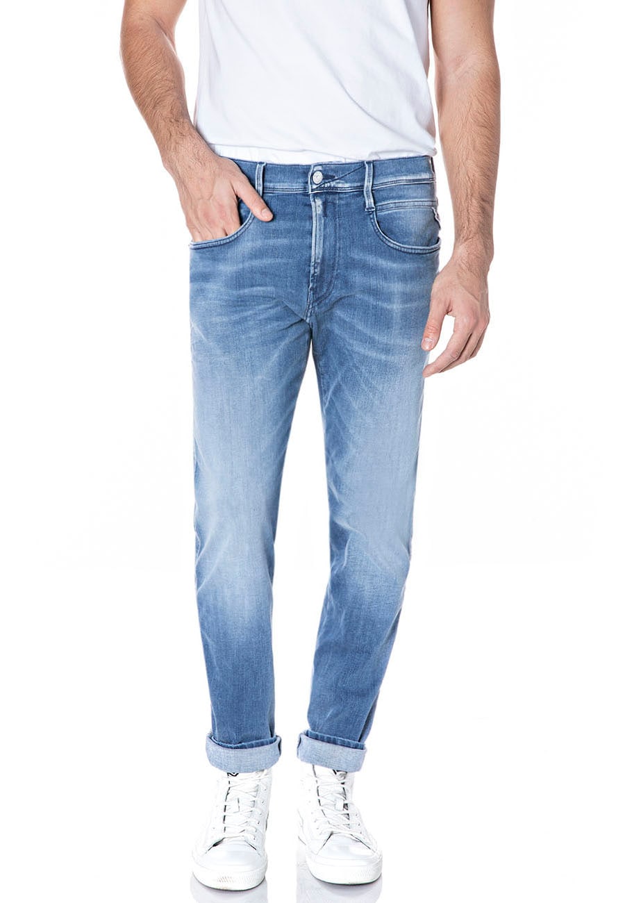 Replay Slim-fit-Jeans "ANBASS HYPERFLEX BIO" günstig online kaufen