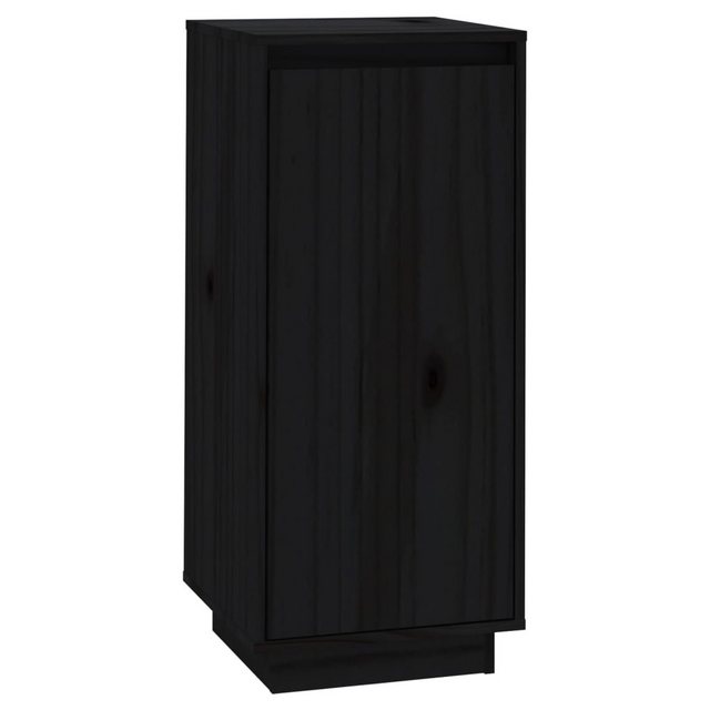 vidaXL Schuhschrank Schuhschrank Schwarz 35x35x80 cm Massivholz Kiefer günstig online kaufen