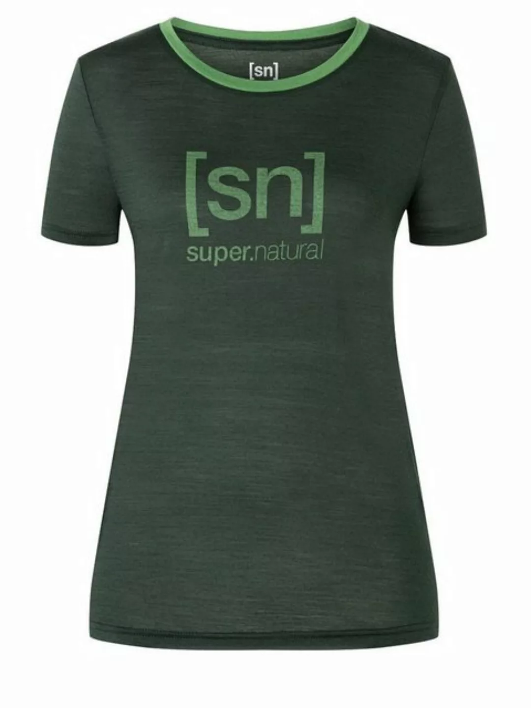 SUPER.NATURAL Kurzarmshirt Super.natural W The Essential Logo Tee Damen günstig online kaufen