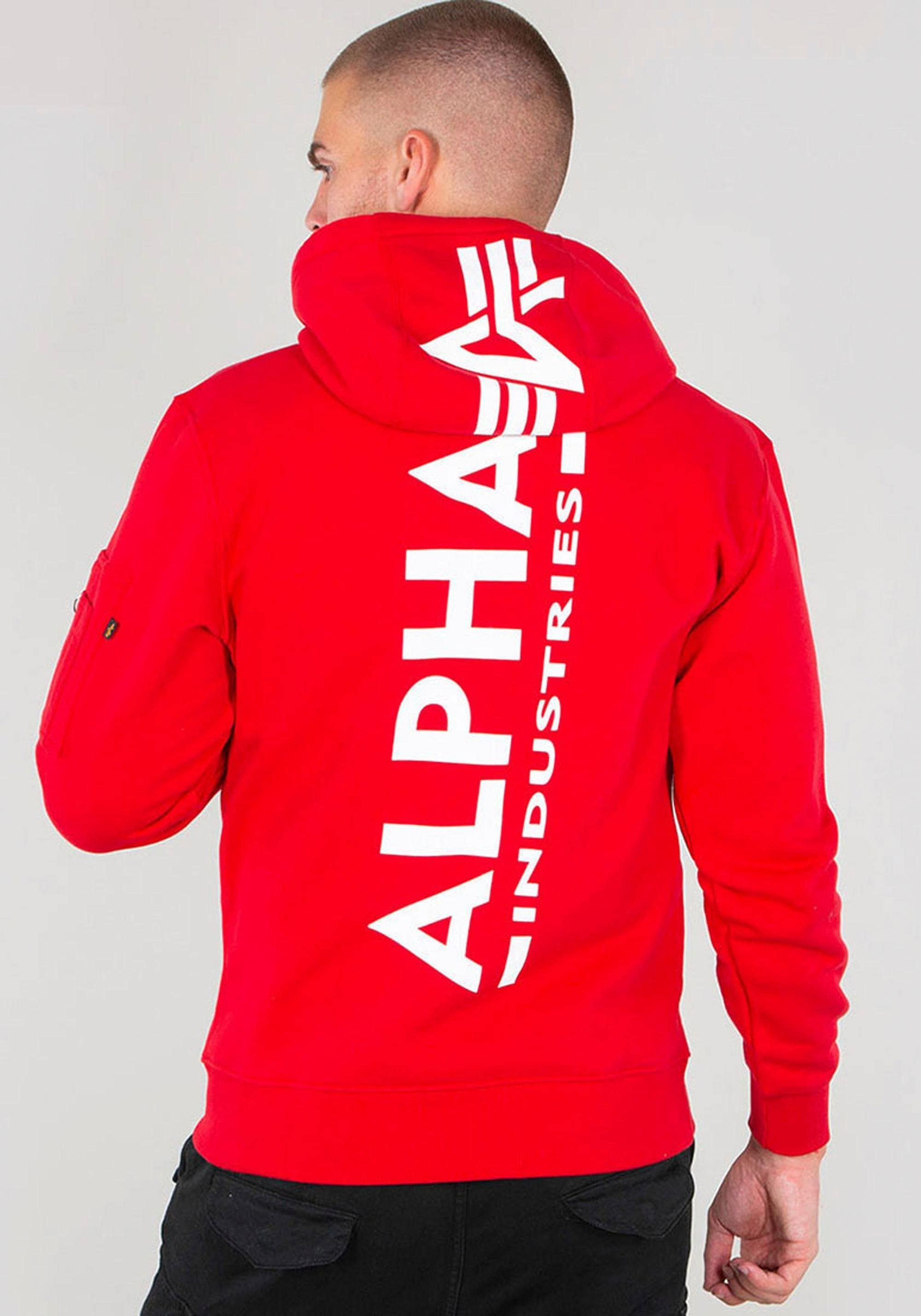 Alpha Industries Kapuzensweatshirt "BACK PRINT HOODY" günstig online kaufen