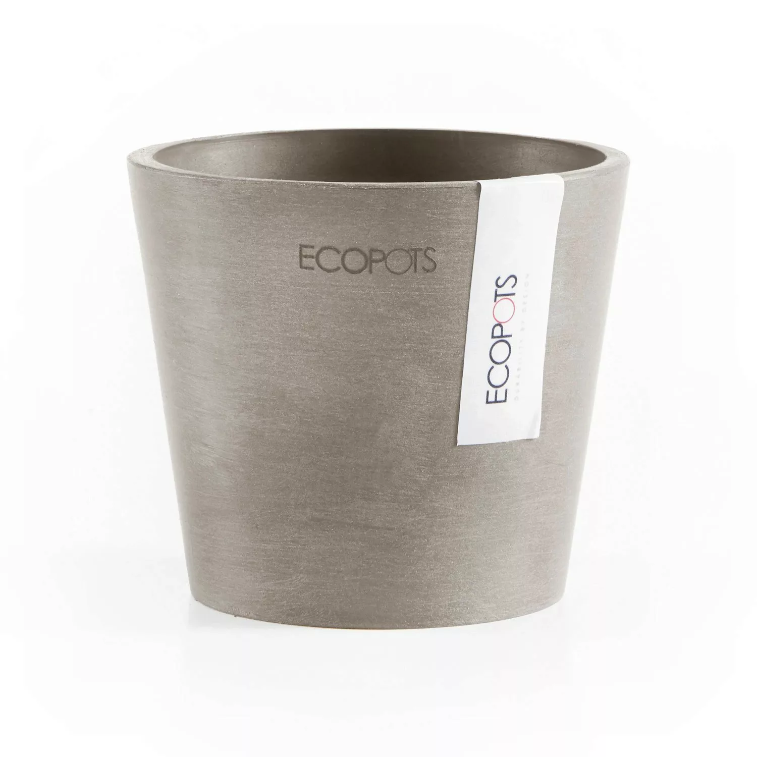 Ecopots Pflanztopf Amsterdam Mini Taupe 10,5 cm x 9 cm günstig online kaufen