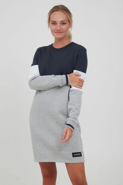 OXMO Sweatkleid OXSweat Sweatkleid in Colourblock-Optik günstig online kaufen