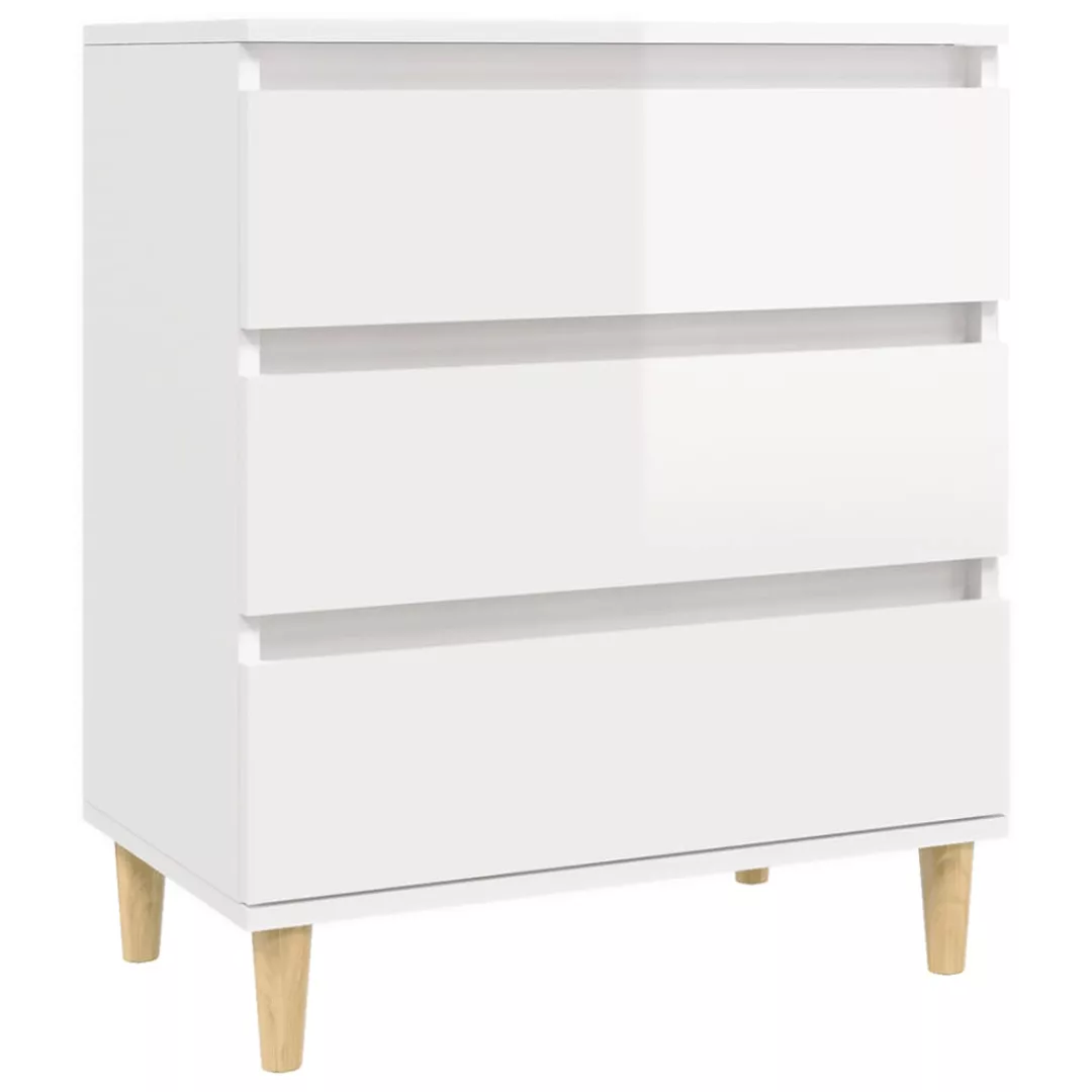 Vidaxl Sideboard Hochglanz-weiß 60x35x70 Cm Holzwerkstoff günstig online kaufen