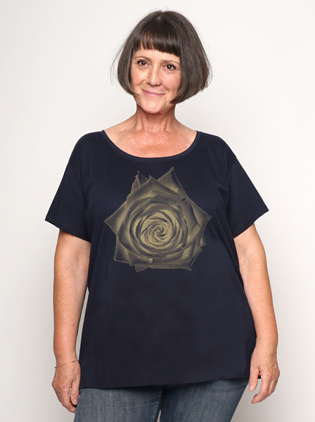 Bio-damen-loosefit-t-shirt Rose günstig online kaufen