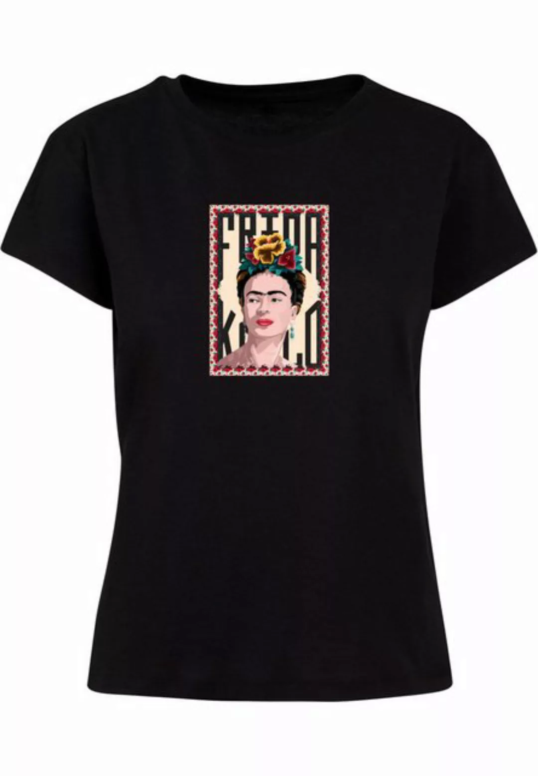 Merchcode T-Shirt Merchcode Damen Ladies Frida Kahlo - Frame one Box Tee (1 günstig online kaufen