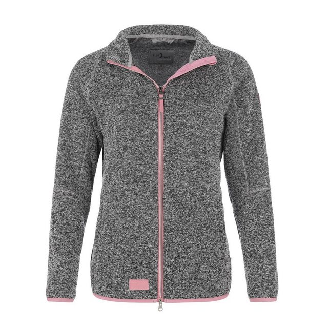 Blue Wave Strickfleecejacke Damen Fleecejacke Strickjacke Helga - Sweatjack günstig online kaufen