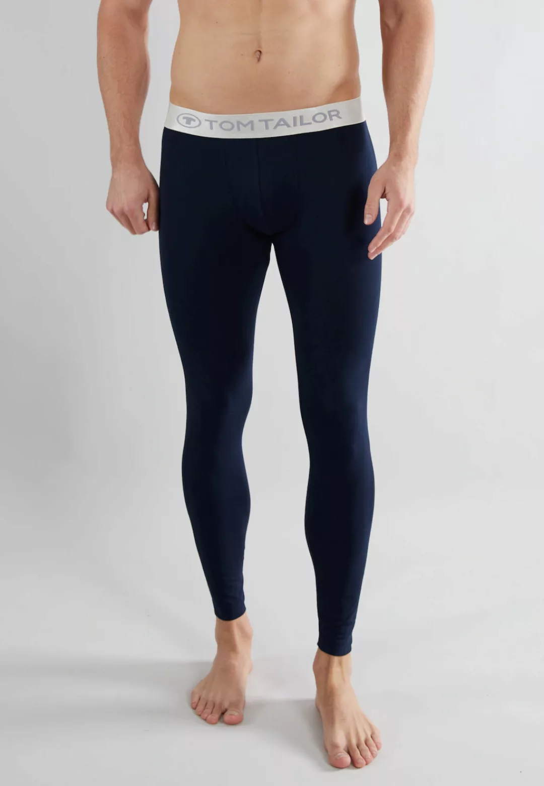 TOM TAILOR Leggings mit farblich abgesetzem Logobund günstig online kaufen