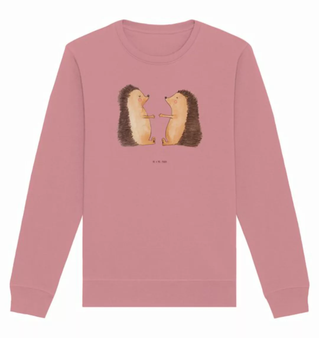 Mr. & Mrs. Panda Longpullover Igel Liebe Größe L - Canyon Pink - Geschenk, günstig online kaufen