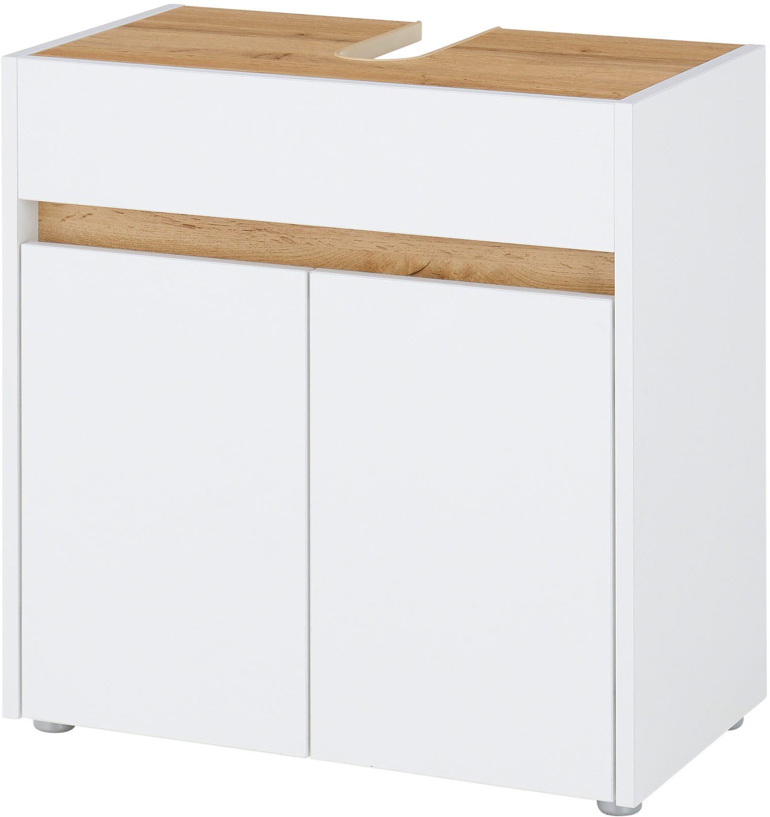 INOSIGN Waschbeckenunterschrank "CITY/GIRON, Waschtisch mit Griffmulde, Bad günstig online kaufen