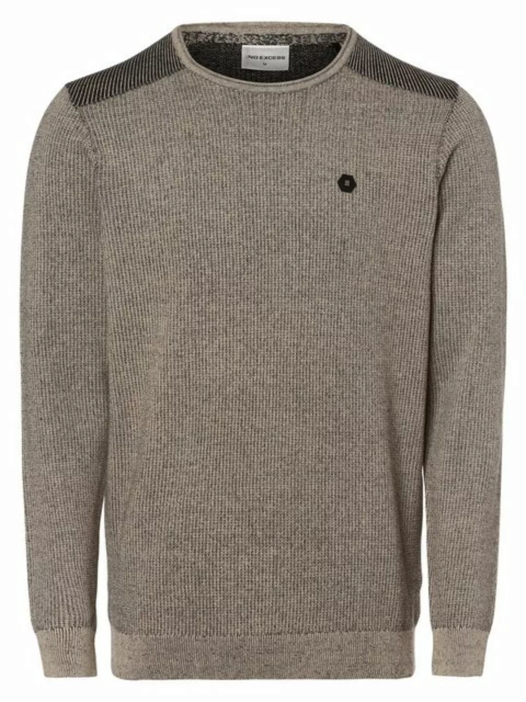 NO EXCESS Sweatshirt Pullover Crewneck 2 Coloured Jacqua günstig online kaufen