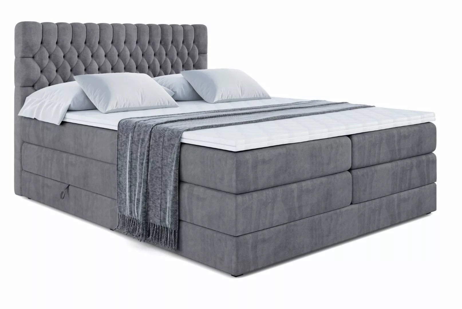 ALTDECOR Boxspringbett SERENE KING (Multipocket-Matratze H4, günstig online kaufen