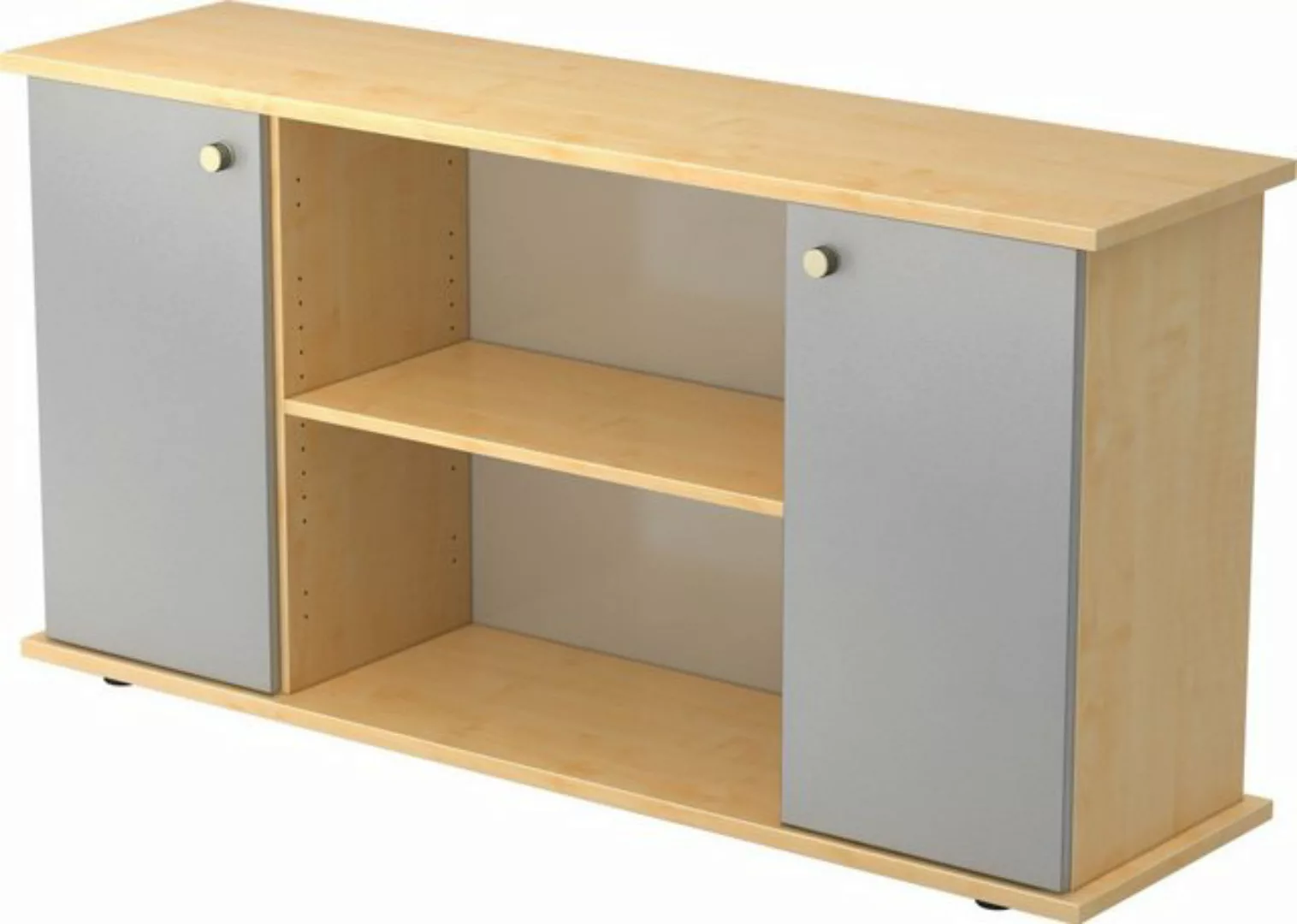 Aktenschrank Sideboard SB 2OH 2 Türen BxTxH 166,1x44,8x84cm Griff SG Ahorn/ günstig online kaufen