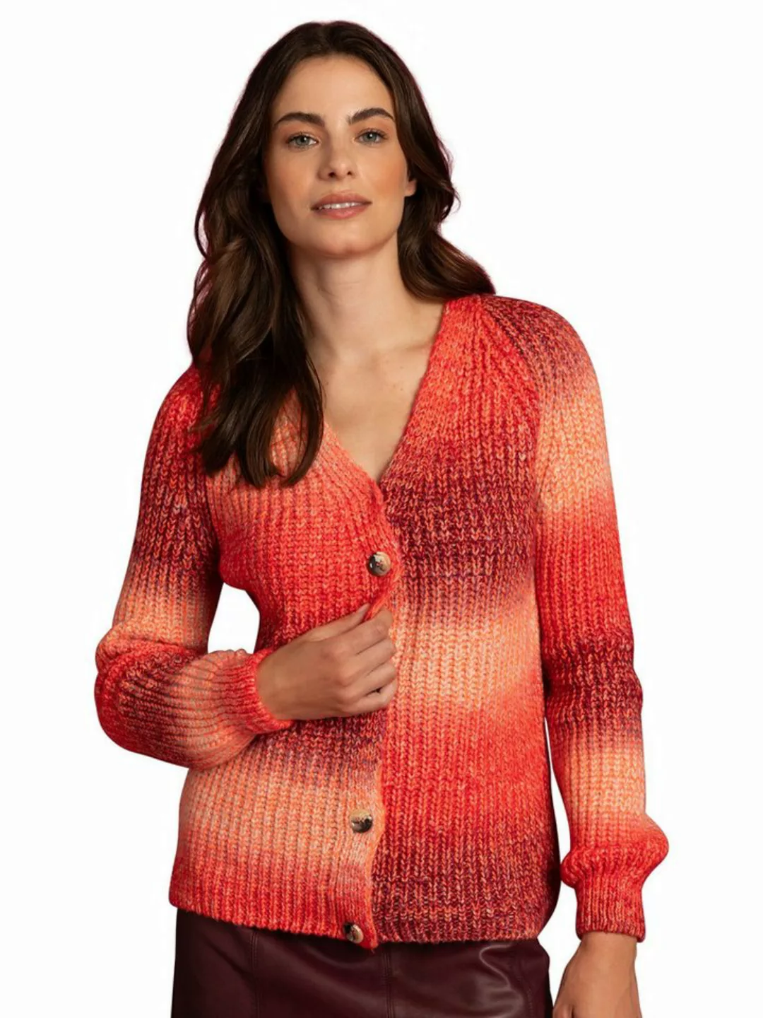 Strickjacke mit Farbverlauf, Herbst-Kollektion günstig online kaufen