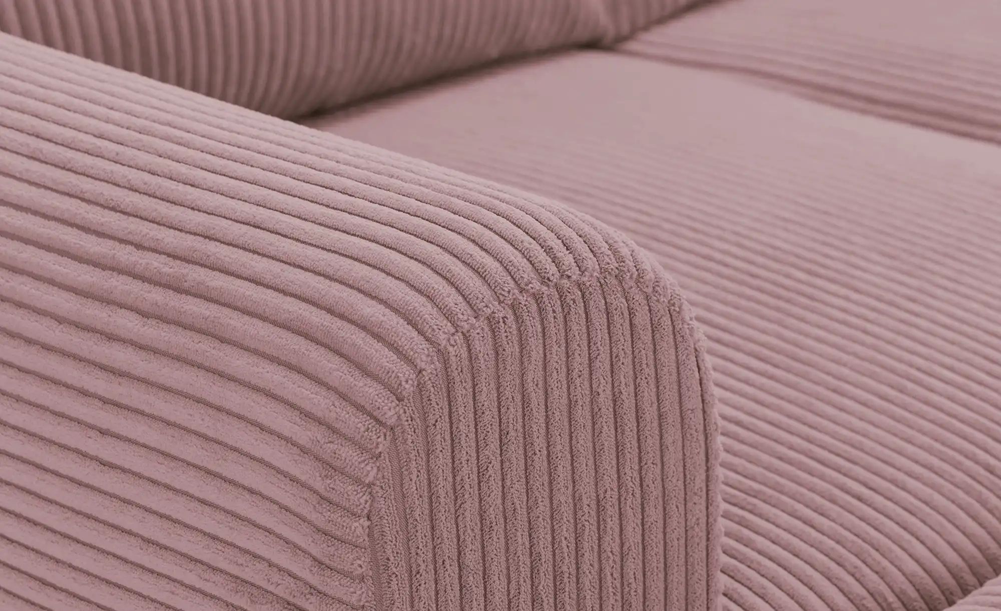 uno Ecksofa Cord Latina ¦ rosa/pink ¦ Maße (cm): B: 232 H: 110 T: 156.0 Pol günstig online kaufen