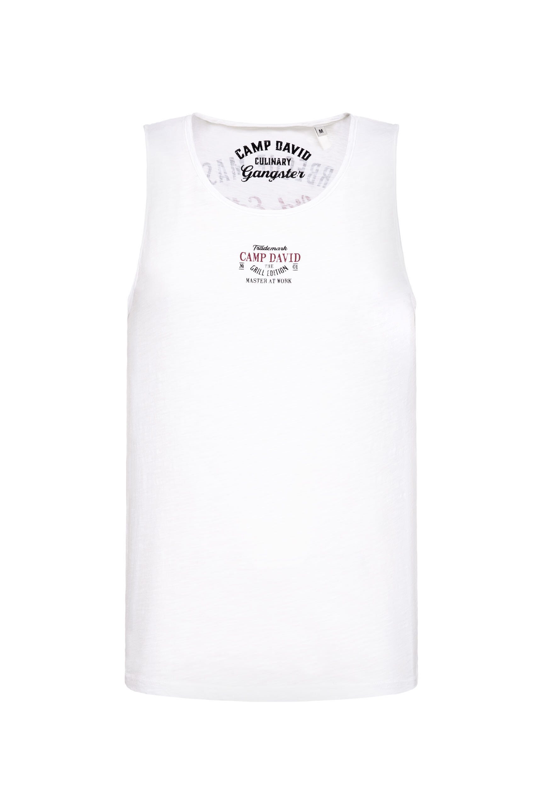CAMP DAVID Tanktop, mit offenen Kanten an den Ausschnitten günstig online kaufen