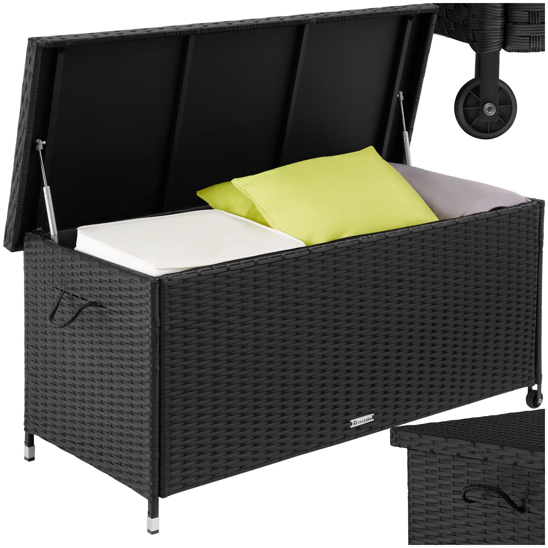 tectake Gartenbox Auflagenbox (1 St., Volumen: günstig online kaufen