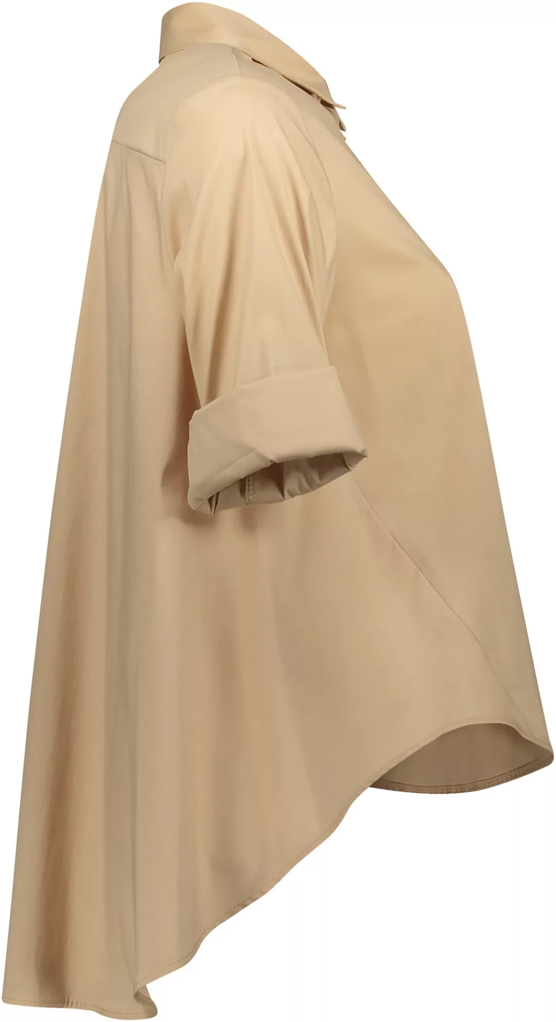 IMPERIAL Klassische Bluse "IMP-C ED4BBE", glockenförmige Form mit Bogensaum günstig online kaufen