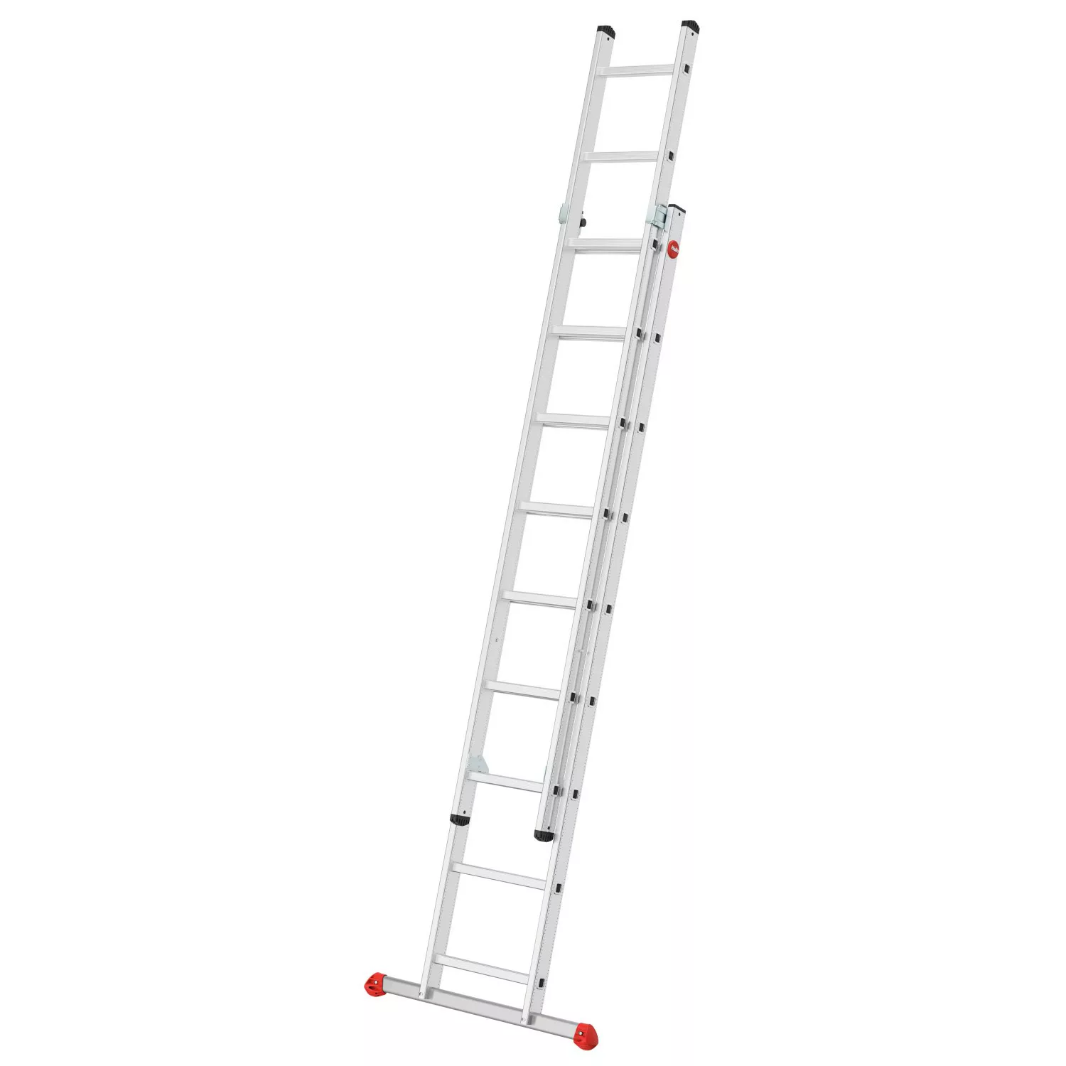 Hailo Alu-Schiebeleiter S80 ProfiStep Duo 409 cm x 85 cm x 109 cm Aluminium günstig online kaufen