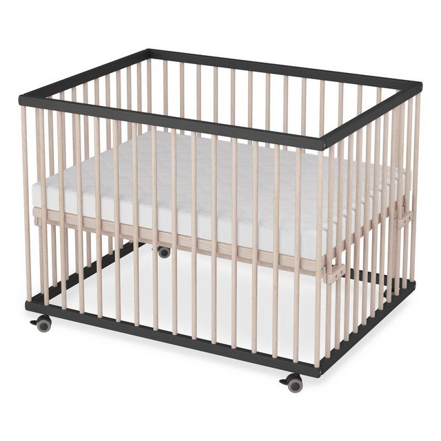 Sämann Babybett Laufgitter 75x100 cm mit Lattenrost & Matratze SleepPlus sc günstig online kaufen