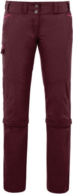 VAUDE Outdoorhose Wo Skomer Capri ZO Pants CLARET RED günstig online kaufen