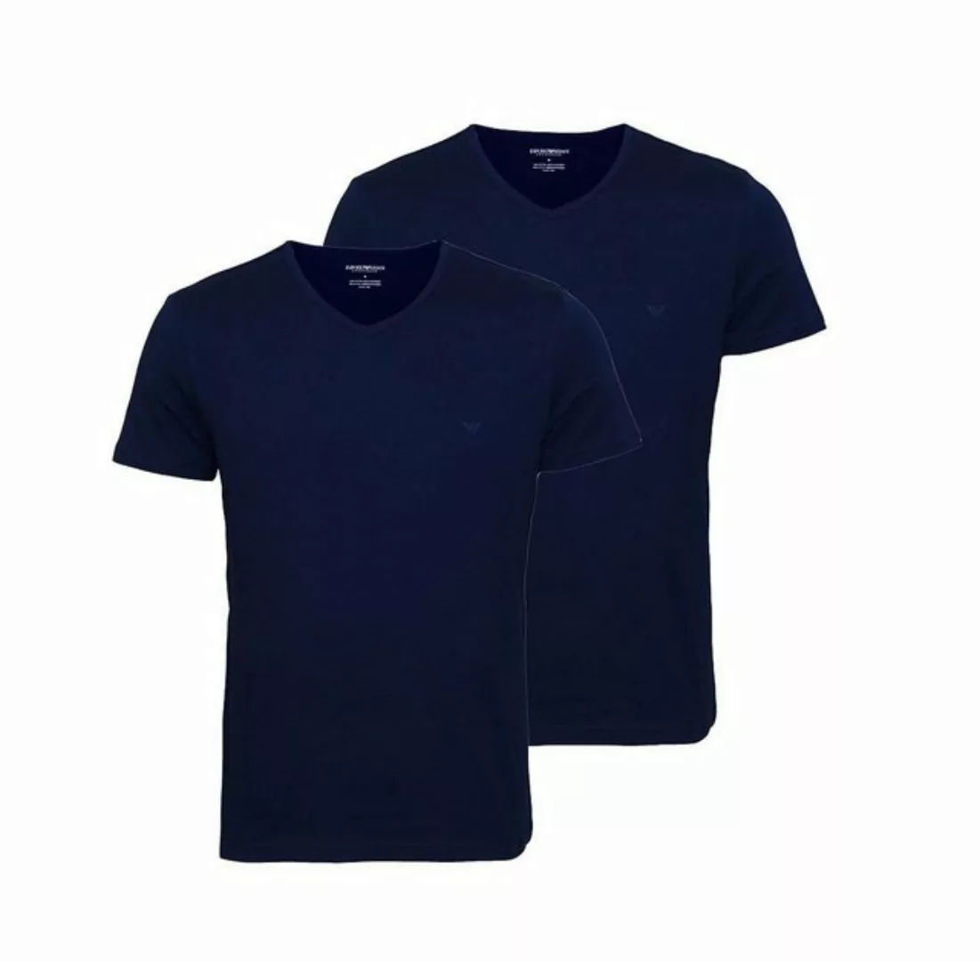 Emporio Armani T-Shirt T-Shirt 2er Pack T-Shirts V-Ausschnitt (2-tlg) günstig online kaufen