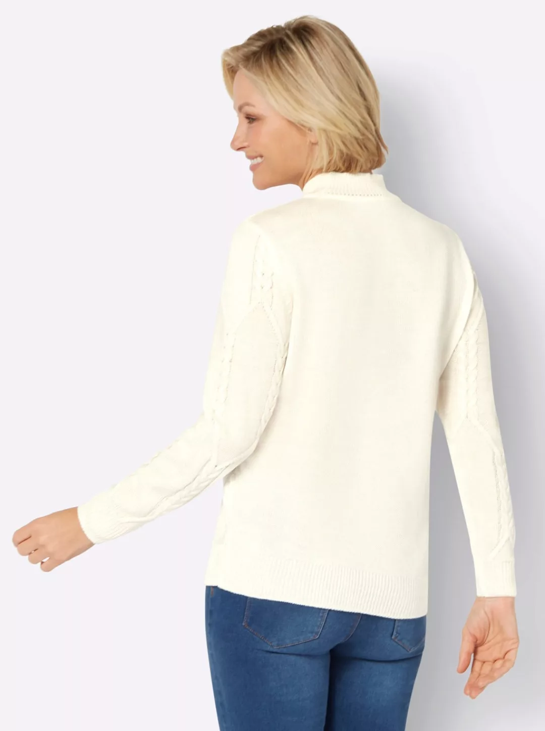 Classic Basics Strickpullover "Stehkragen-Pullover" günstig online kaufen