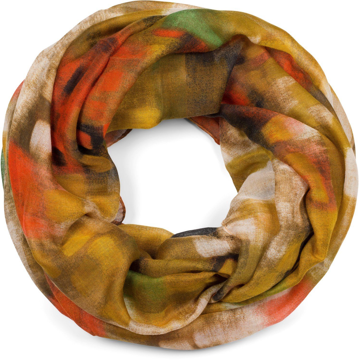 styleBREAKER Loop Loop Schal mit buntem günstig online kaufen