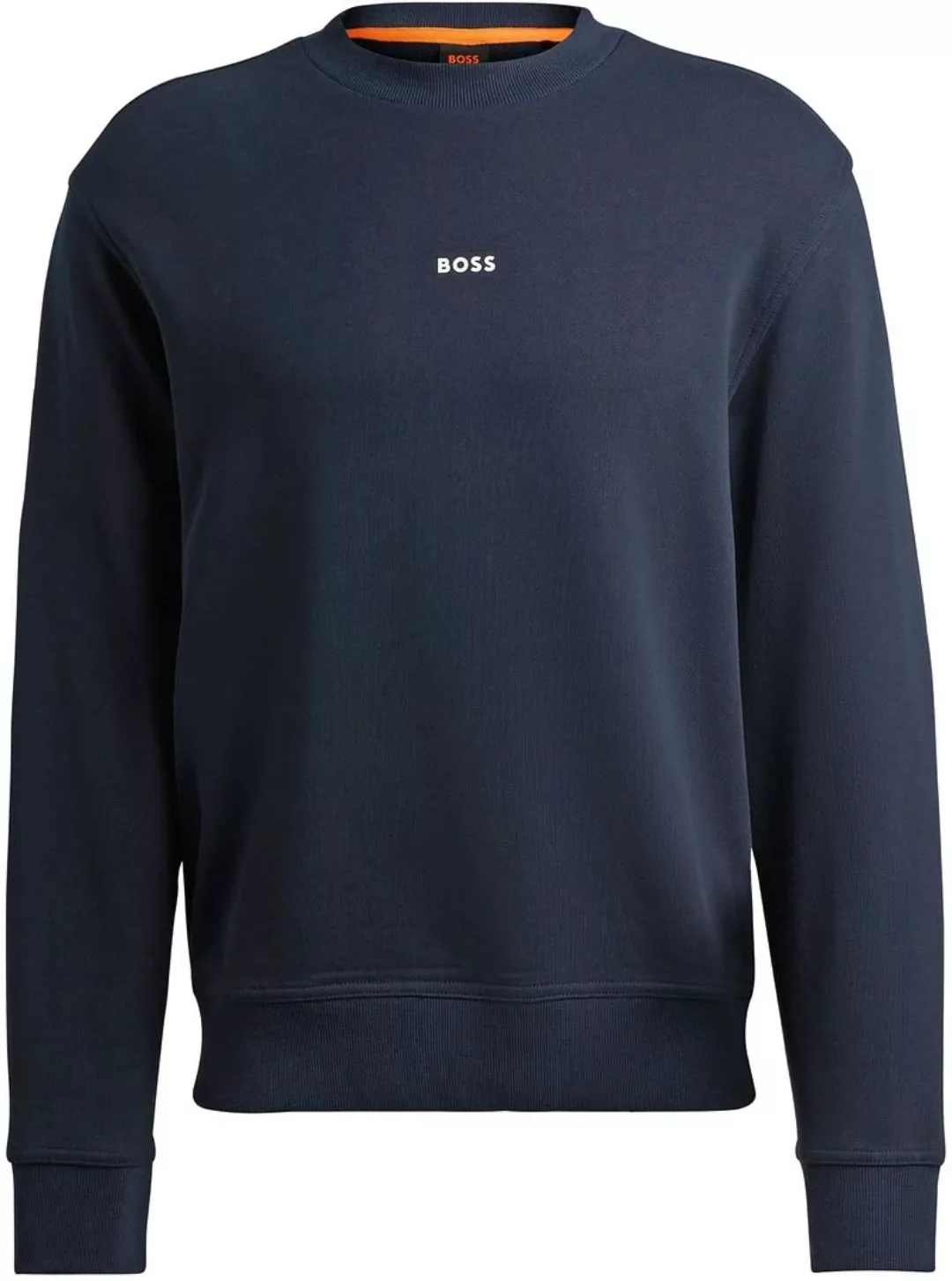 BOSS Pullover WeSmallcrew Navy - Größe M günstig online kaufen