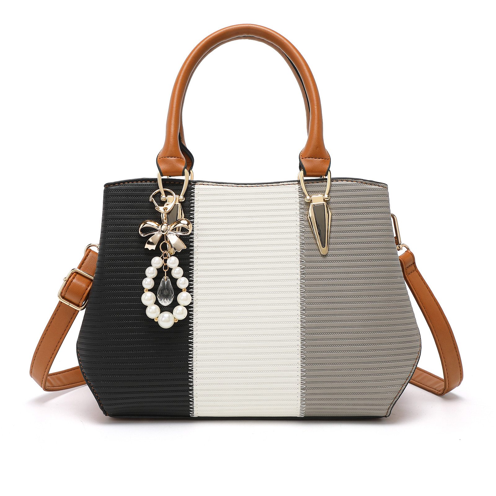 Miss Lulu Henkeltasche Handtasche Damen Mittelgroß günstig online kaufen
