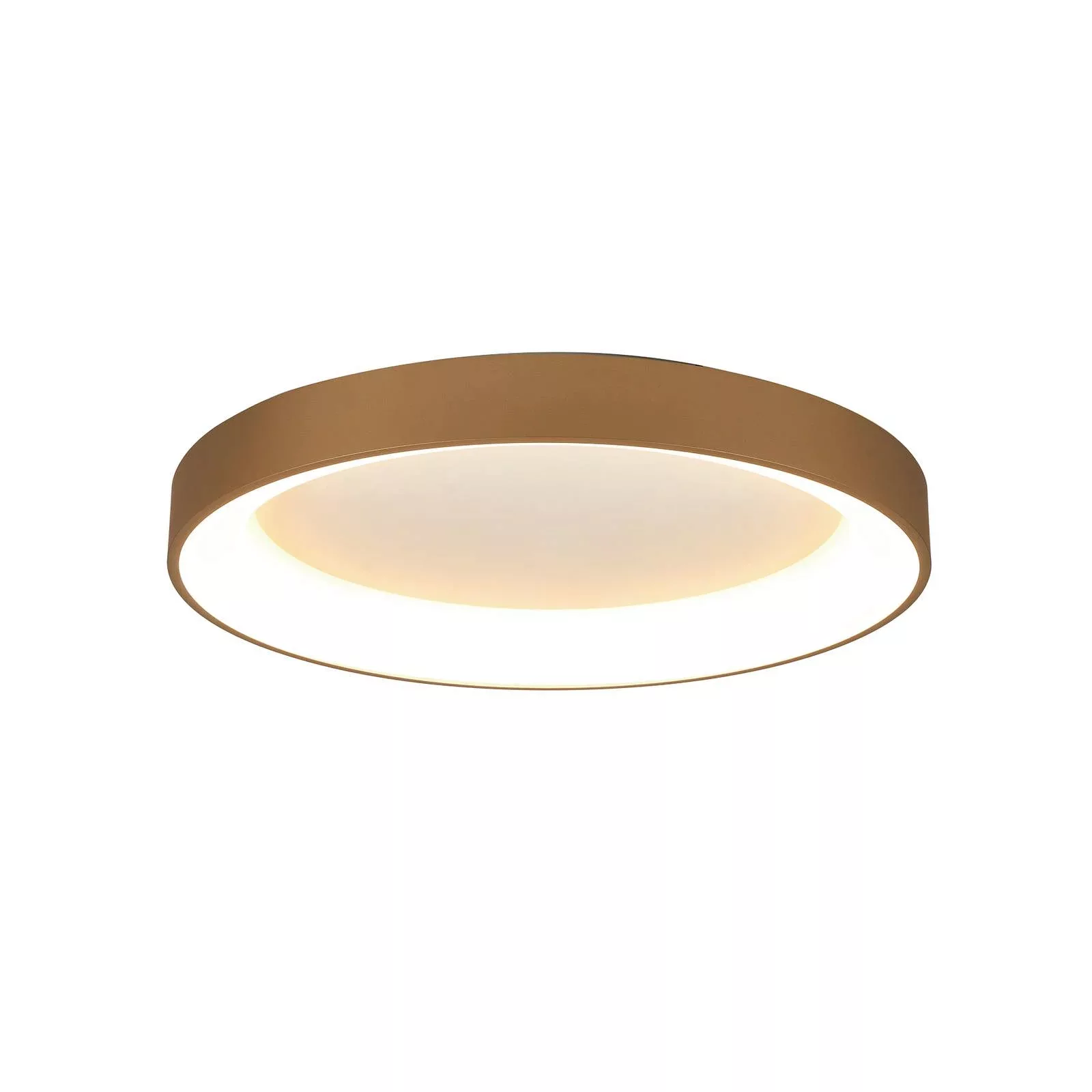 LED-Deckenlampe Niseko II CCT Fernbedienung Ø50cm goldfarben günstig online kaufen