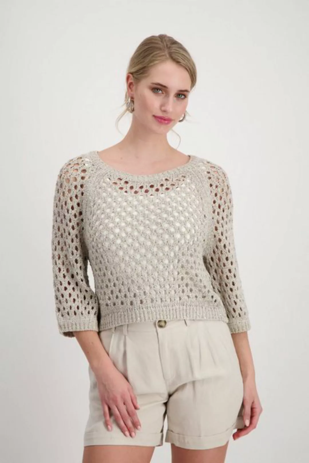 Monari Sweatshirt Pullover, light sand günstig online kaufen