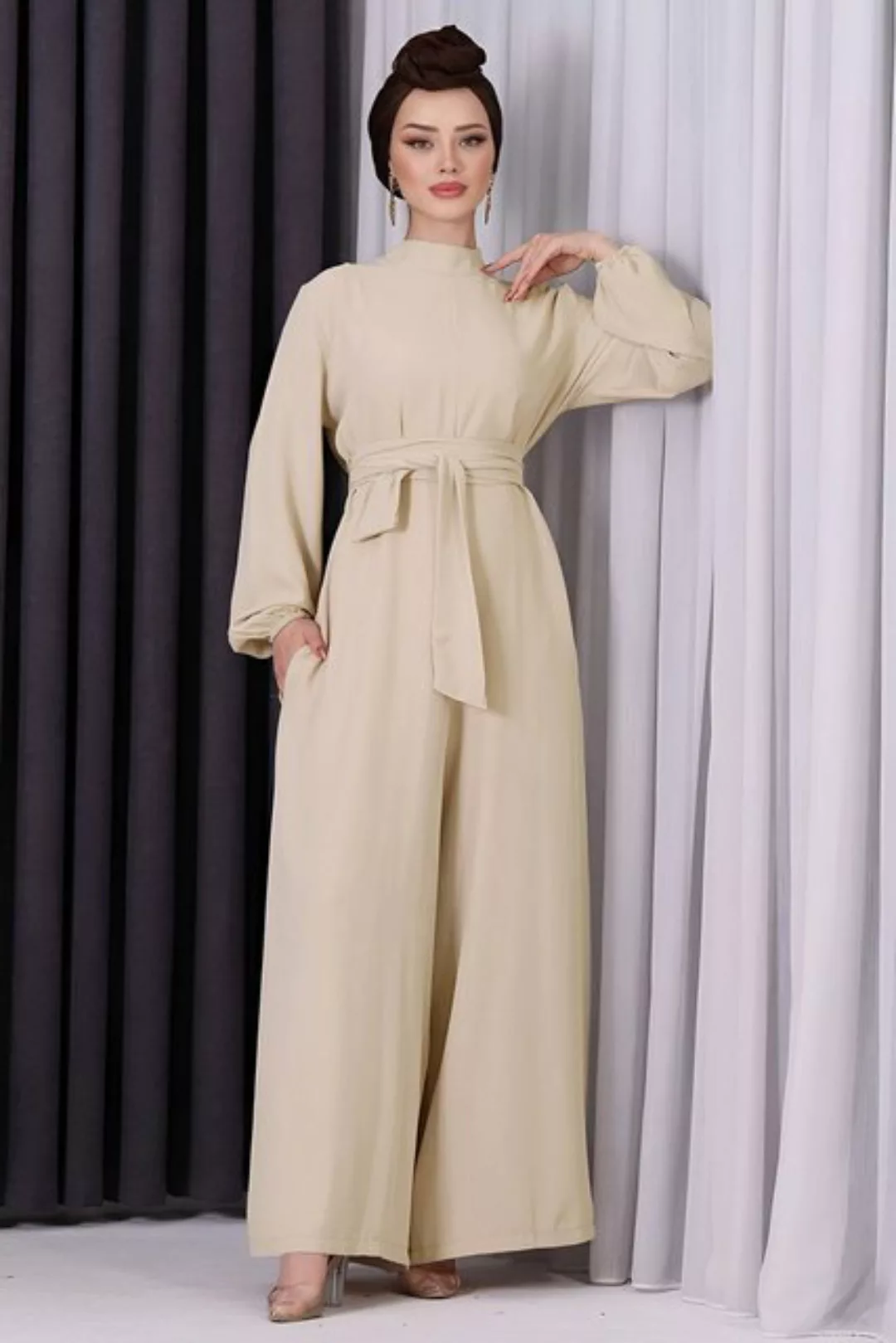 Modabout Jumpsuit Langes Maxikleid Eleganten Hijab Kleid Damen - NTLM0007D4 günstig online kaufen