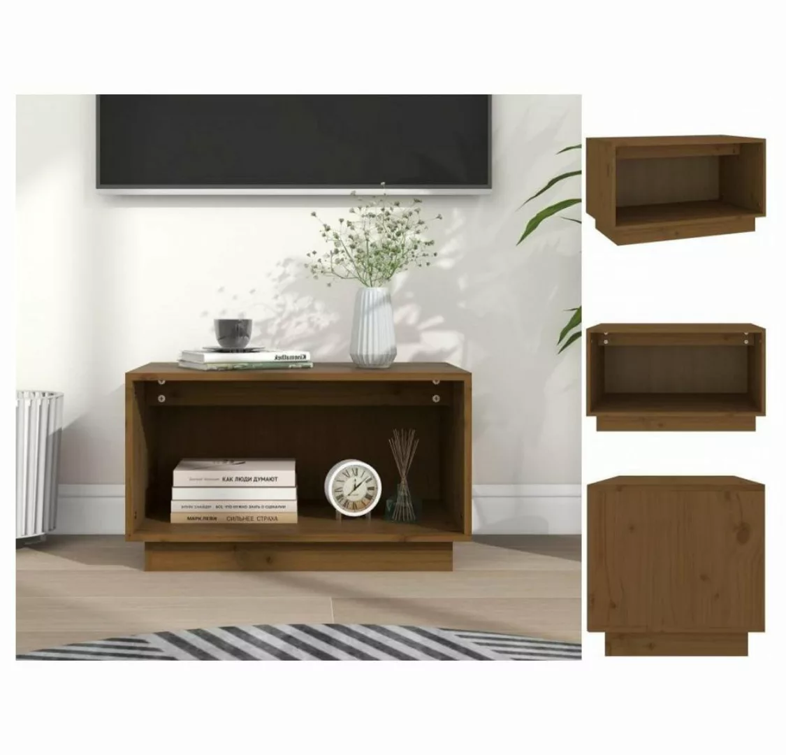 vidaXL TV-Schrank TV-Schrank Honigbraun 60x35x35 cm Massivholz Kiefer Lowbo günstig online kaufen