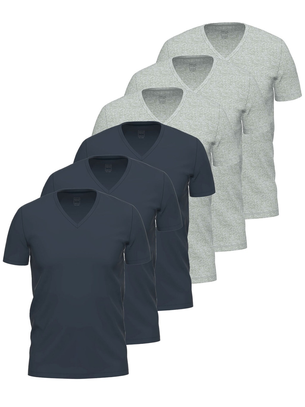 Ammann Unterhemd "6er Pack Shirt 1/2 Arm Day Modern / Close to you", (Spar- günstig online kaufen