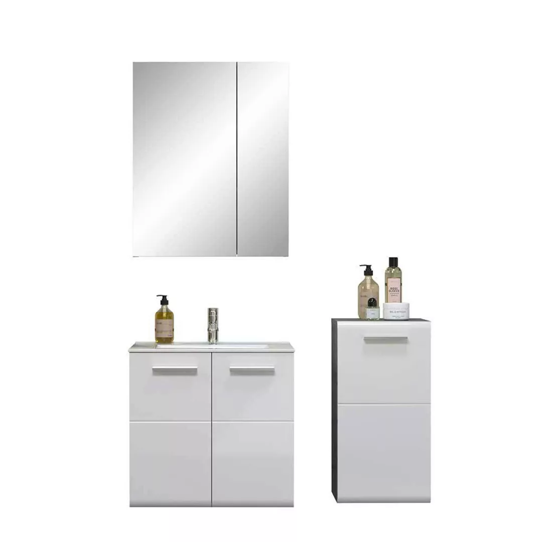 Badezimmerset mit Spiegelschrank in modernem Design die Wandmontage (dreite günstig online kaufen