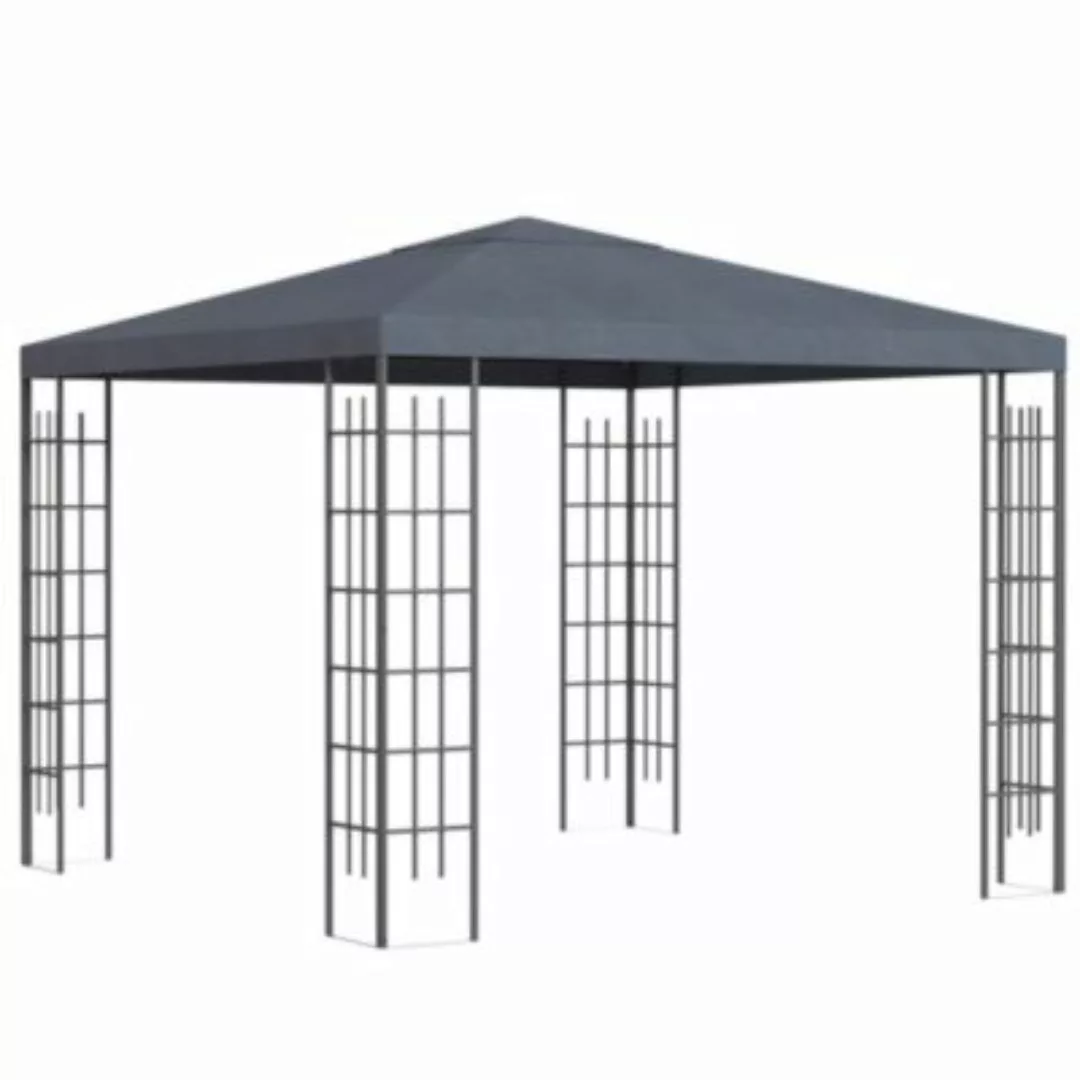 Outsunny Pavillon mit Stahlrahmen grau günstig online kaufen