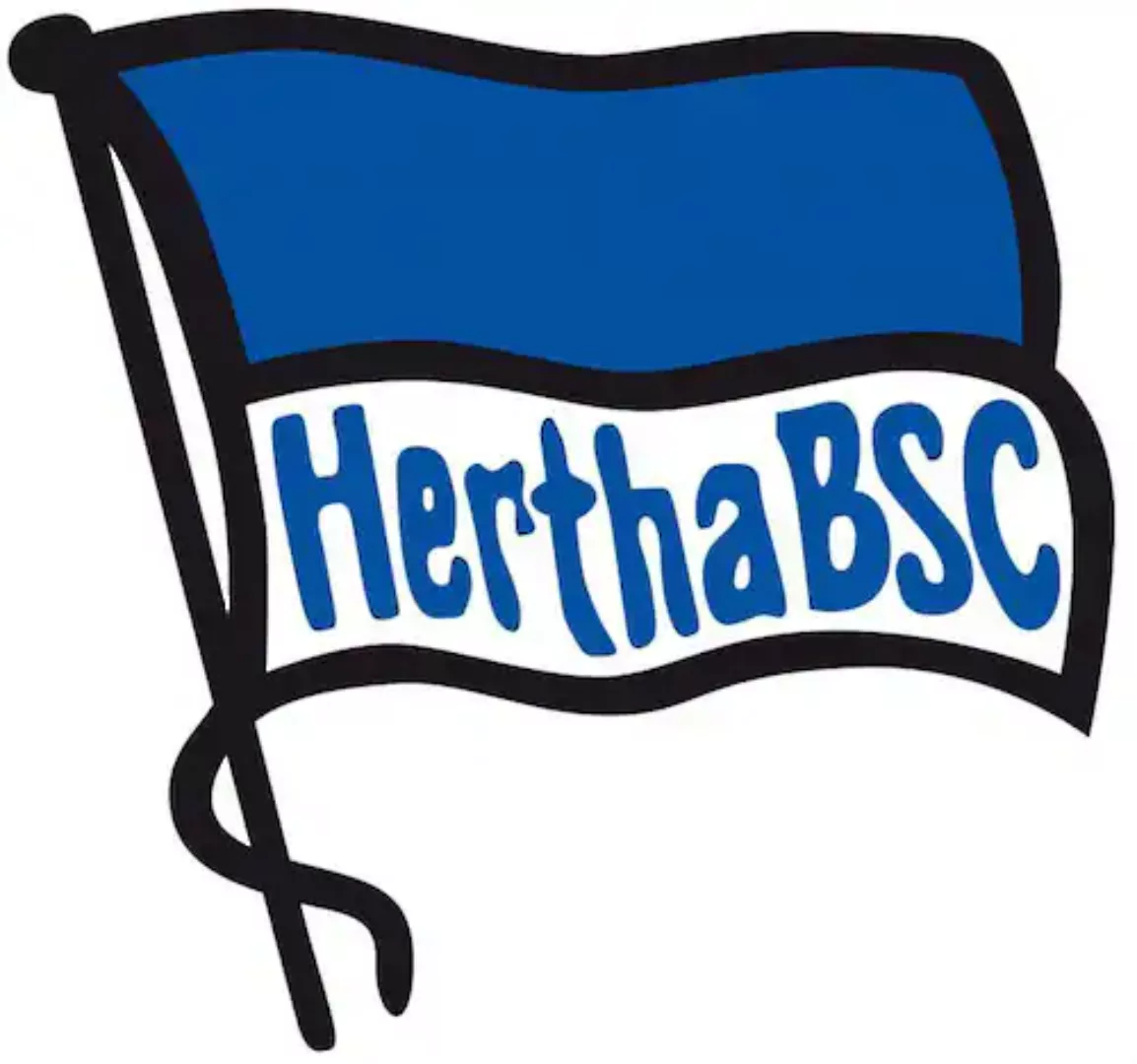Wall-Art Wandtattoo "Hertha BSC Logo Fahne", (1 St.) günstig online kaufen