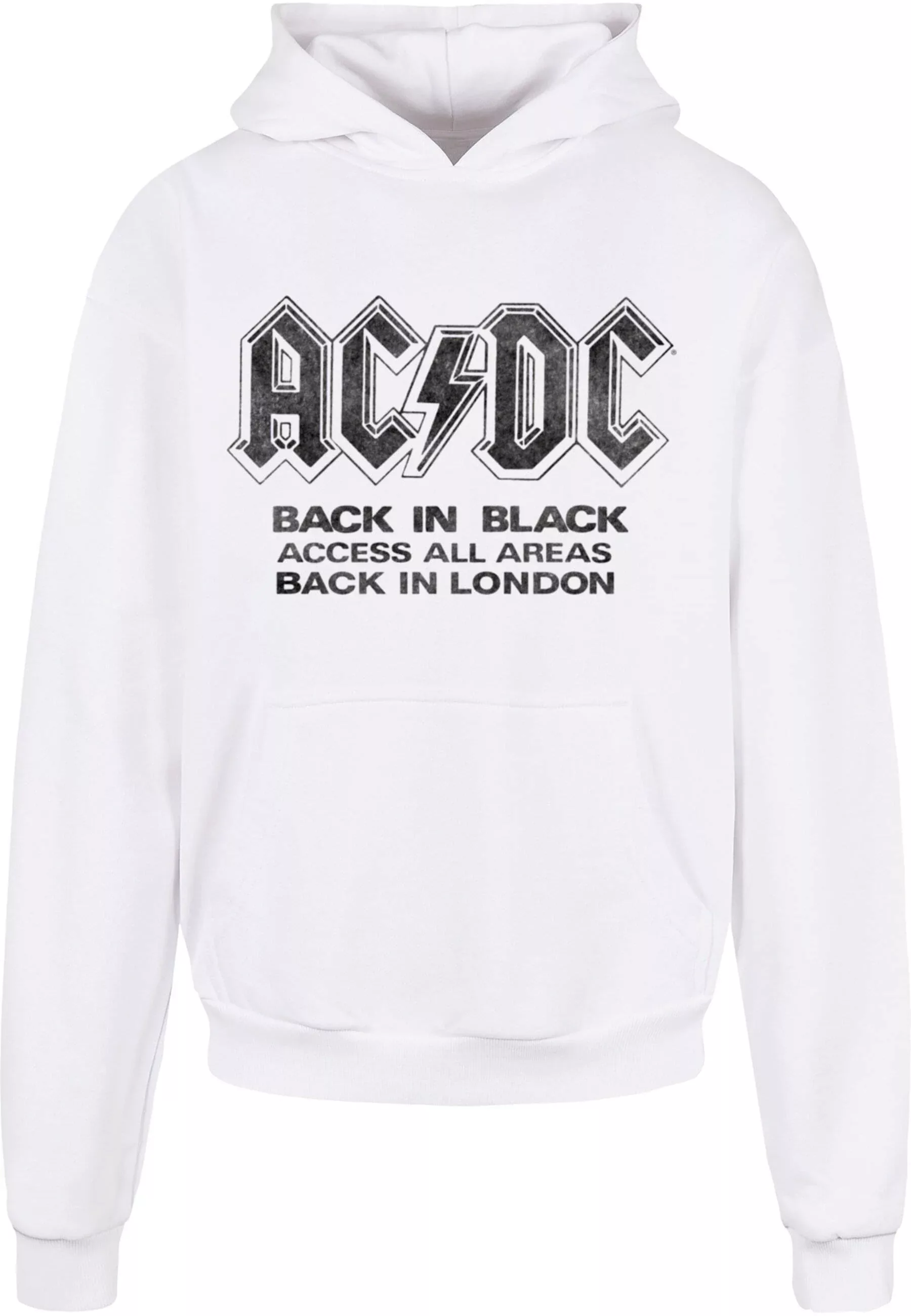Merchcode Kapuzensweatshirt "Merchcode Herren ACDC - Back In Black Ultra He günstig online kaufen
