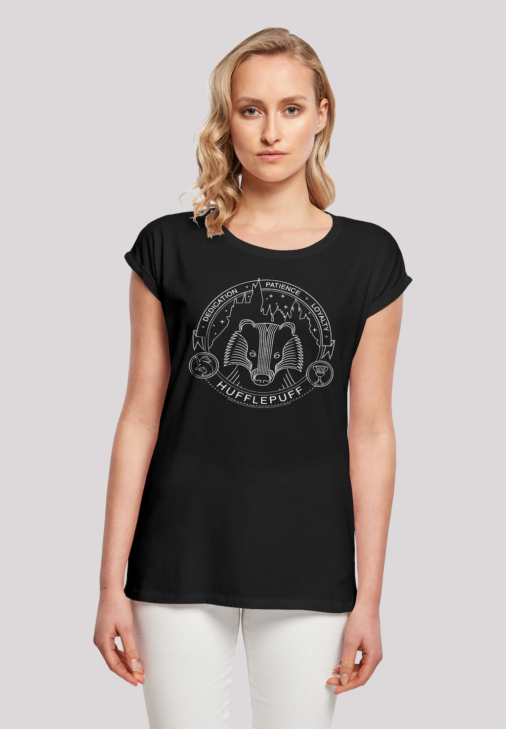 F4NT4STIC T-Shirt "Harry Potter Hufflepuff Seal", Print günstig online kaufen