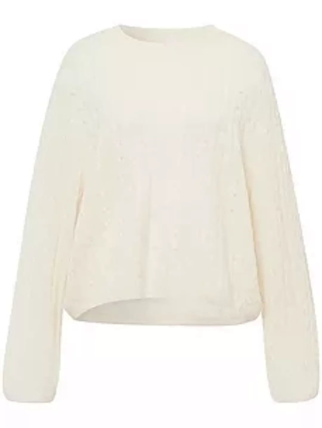 Rundhals-Pullover include beige günstig online kaufen