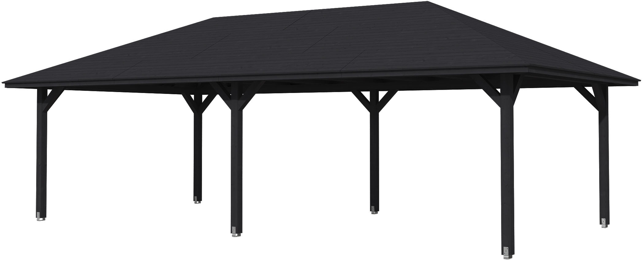 Skanholz Pavillon "Orleans 3", 4-Eck, BxT: 504x916 cm günstig online kaufen