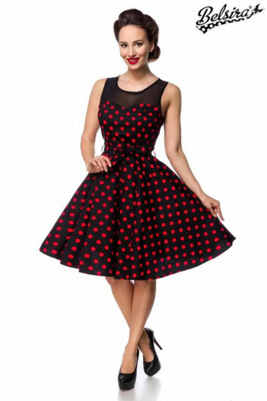 BELSIRA Trachtenkleid Belsira - Kleid mit Dots - (3XL,4XL) günstig online kaufen