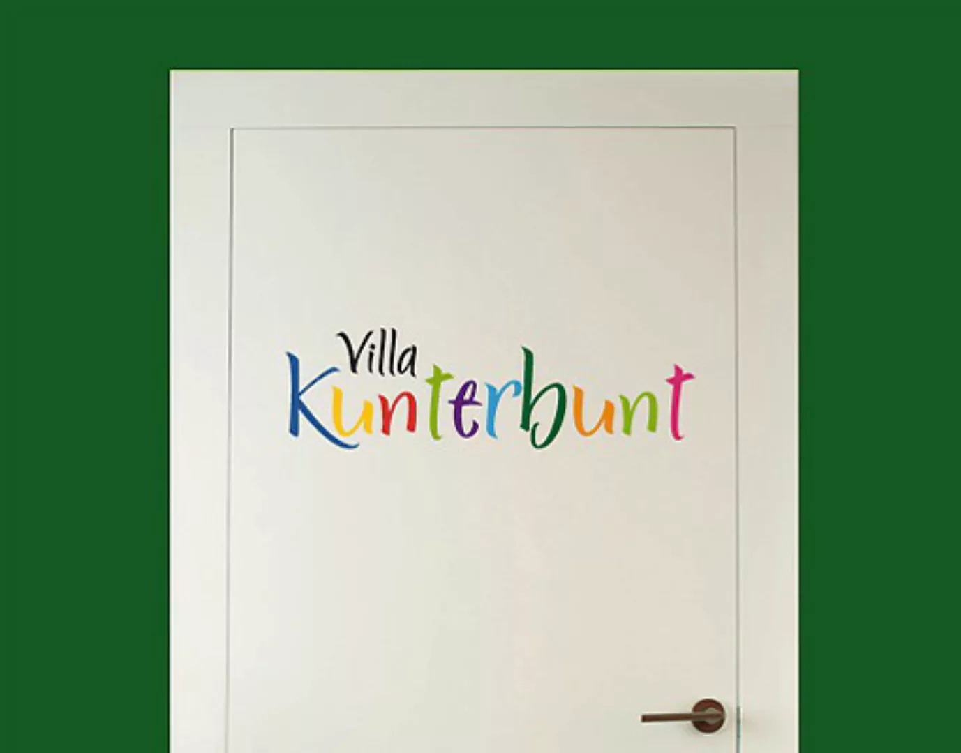 Wandtattoo Kinderzimmer No.SF541 Villa Kunterbunt günstig online kaufen