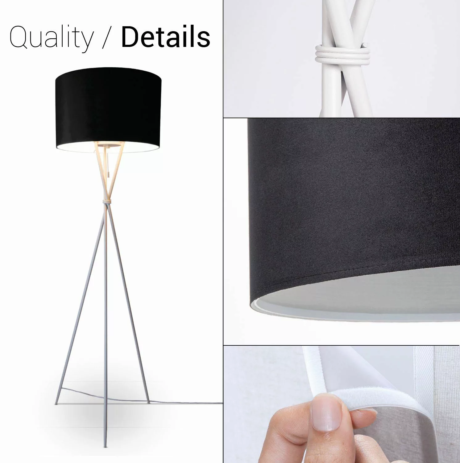 Paco Home Stehlampe Kate uni Color, günstig online kaufen