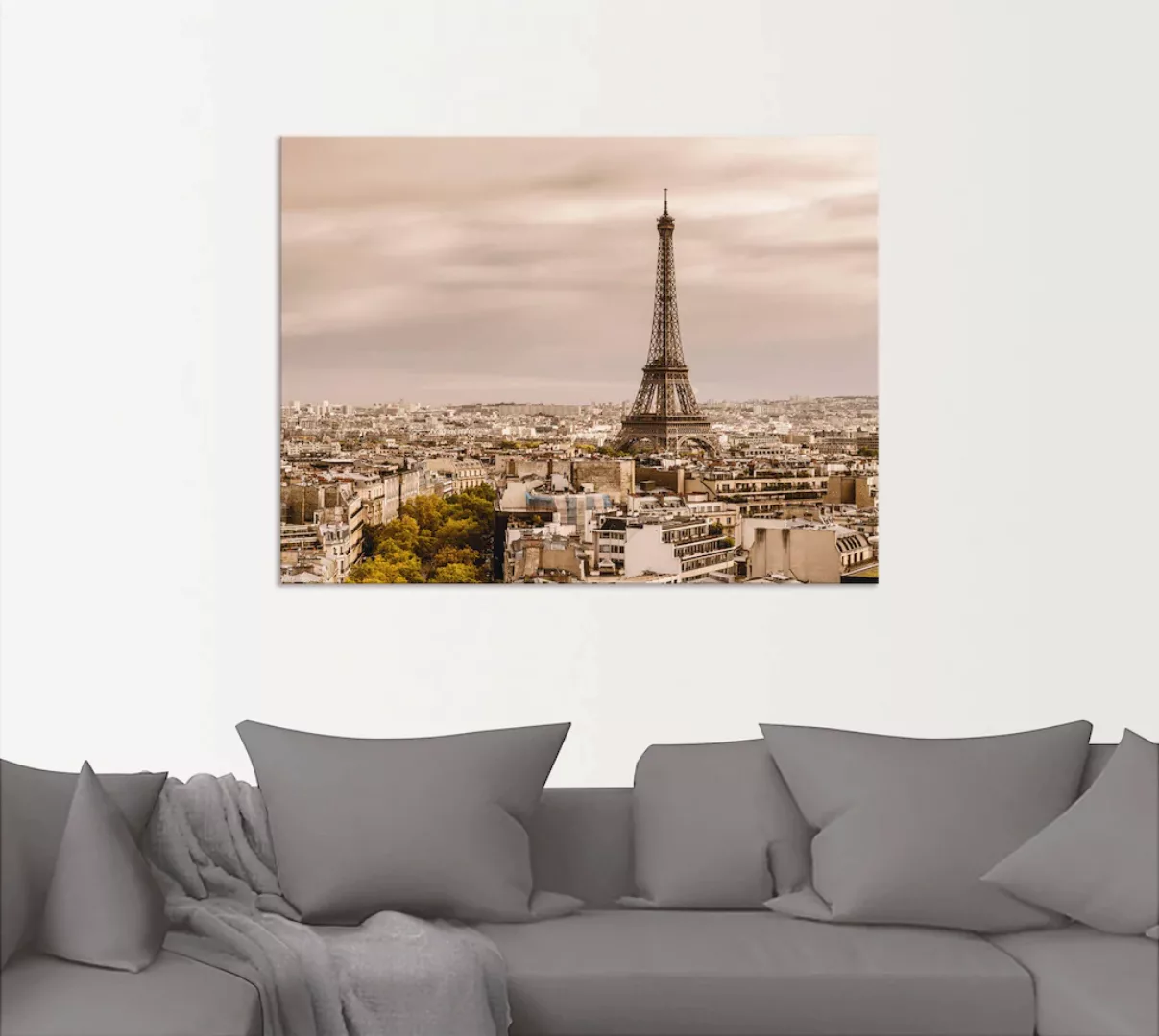 Artland Wandbild »Paris Eiffelturm I«, Frankreich, (1 St.), als Alubild, Ou günstig online kaufen