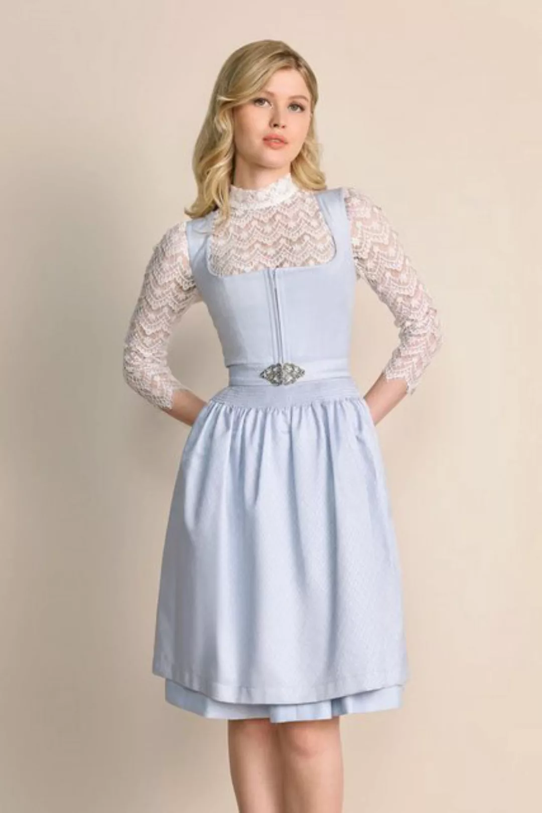 Krüger Madl Dirndl Midi Samtdirndl günstig online kaufen