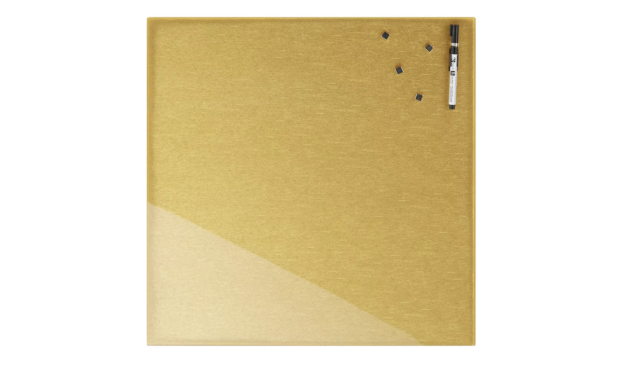 Memoboard 50x50 cm  Gold - 50 cm - 50 cm - Sconto günstig online kaufen