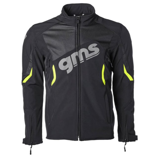 Germas Motorradjacke Germas Softshelljacke Herren Arrow schwarz grün M günstig online kaufen