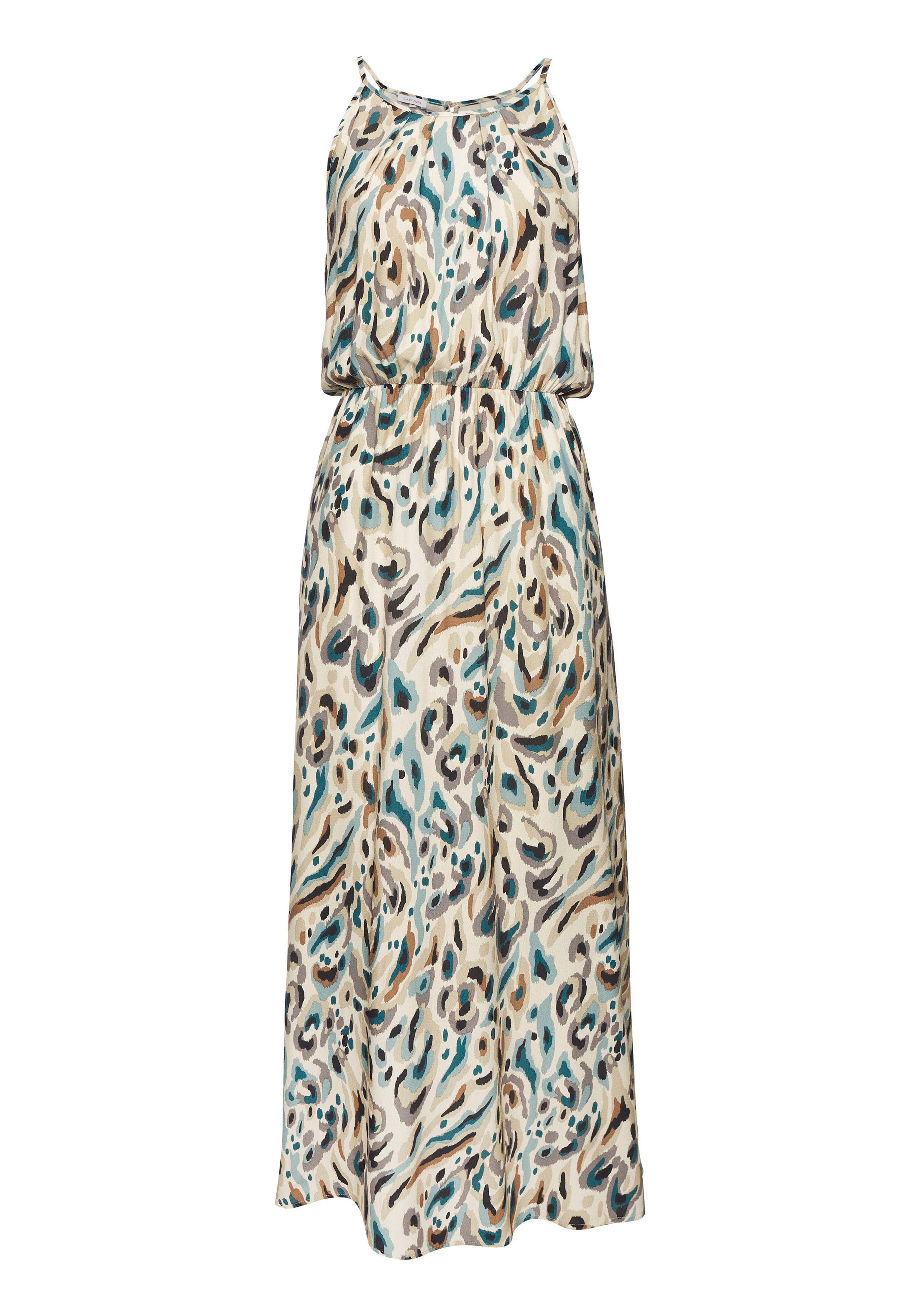 LASCANA Maxikleid, aus gewebter Viskose, leichtes Sommerkleid mit Alloverdr günstig online kaufen